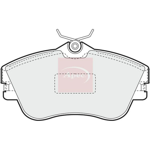 Apec Front Brake Pad Set PAD848