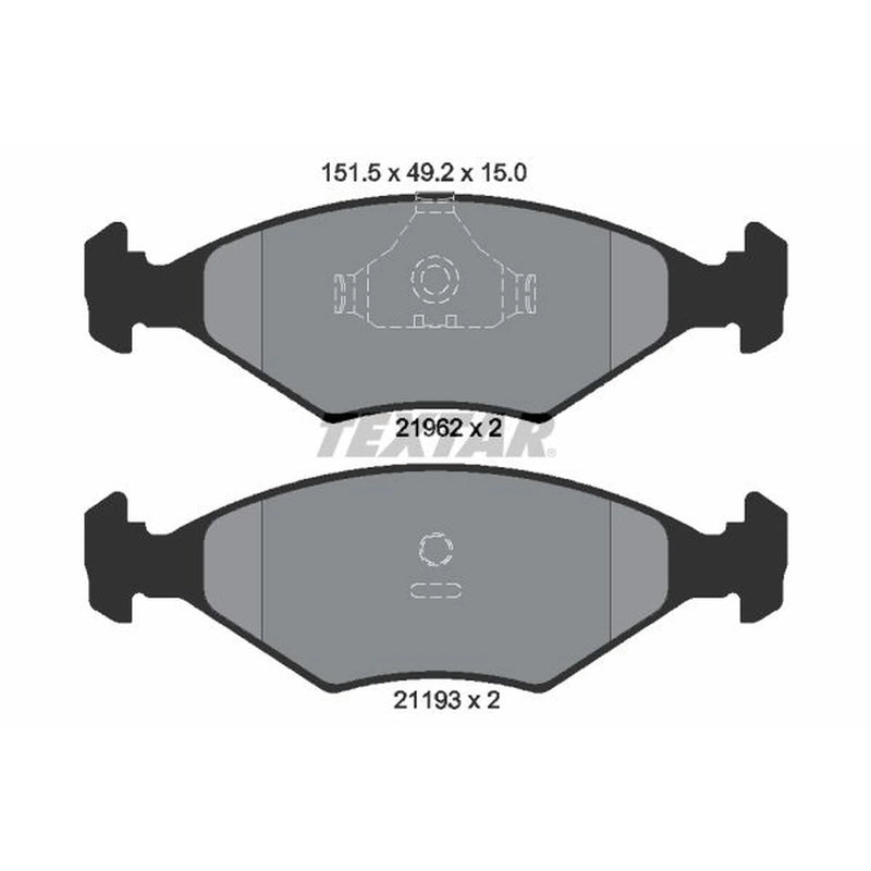 Textar Brake Pad Set 2196202