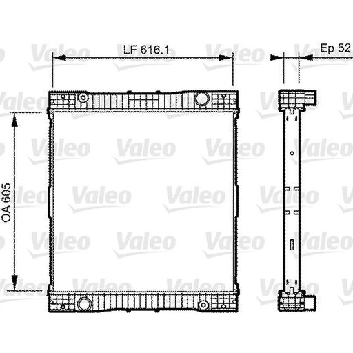Valeo Engine Radiator 735303