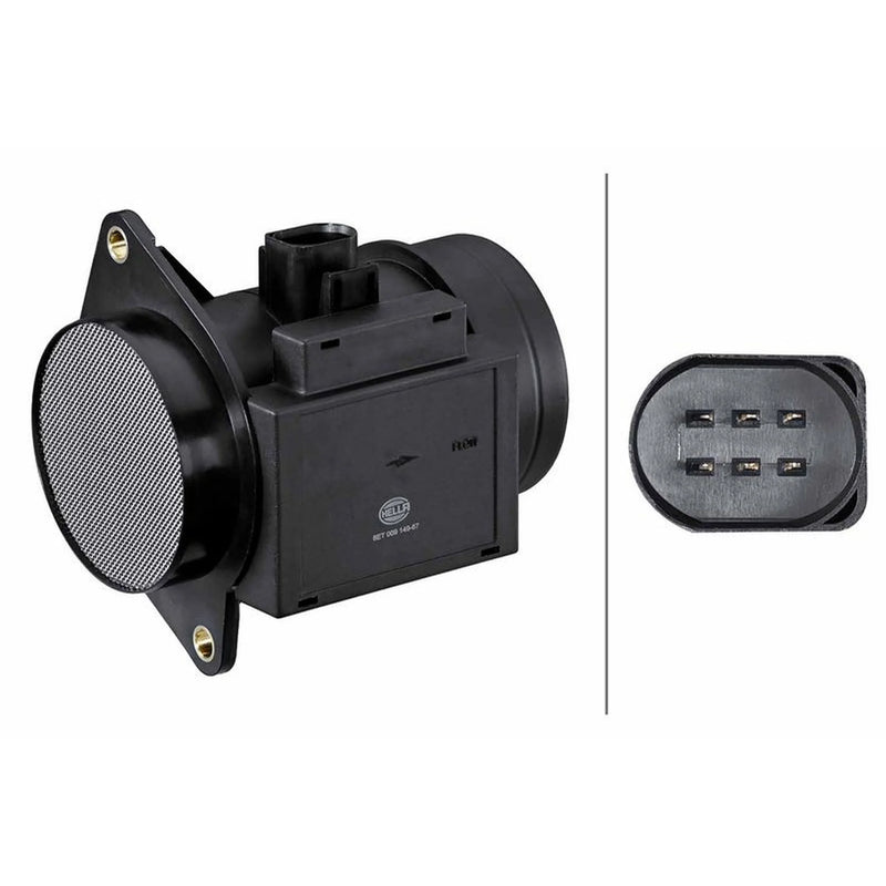 Hella MAF Sensor (Mass Air Flow) fits Alfa Romeo 145 1996-2001 1.6 1.8 1.9 2.0