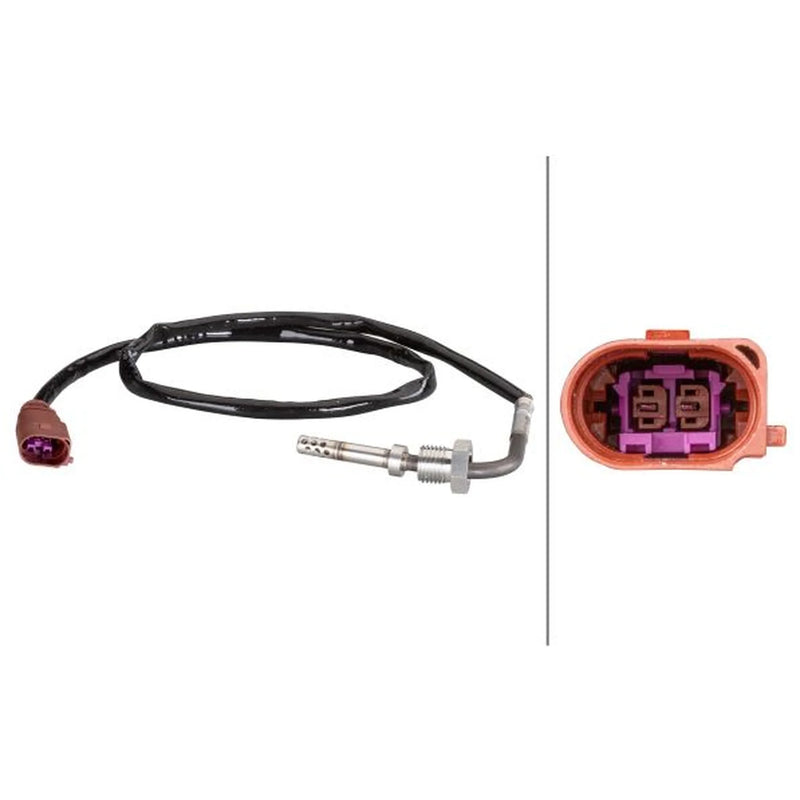 Hella Exhaust Gas Temperature Sensor before soot particulate filter fits Audi A3