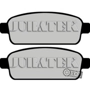 Juratek Rear Brake Pad Set fits Chevrolet Aveo 2013 on 1.4
