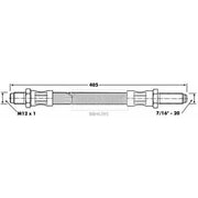 Borg & Beck Clutch Hydraulic Hose Pipe BBH6395