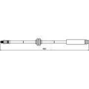 Apec Brake Hydraulic Hose Line Front fits Abarth Punto 2012 on 1.4