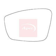 Apec Exterior Wing Mirror Glass Left fits Seat Mii 2011-2020 1.0