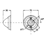 Hella Lamp Po 2PF Left 2PF 997 022-011 2PF 997 022-011