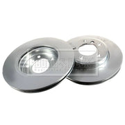 Borg & Beck Front Brake Vented Discs & Pads fits BMW 3 2000-2007
