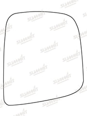 Summit Stick-On Commercial Mirror Glass fits Nissan NV200 Van 10 to 13 RHS Summit - Bars 4 Cars