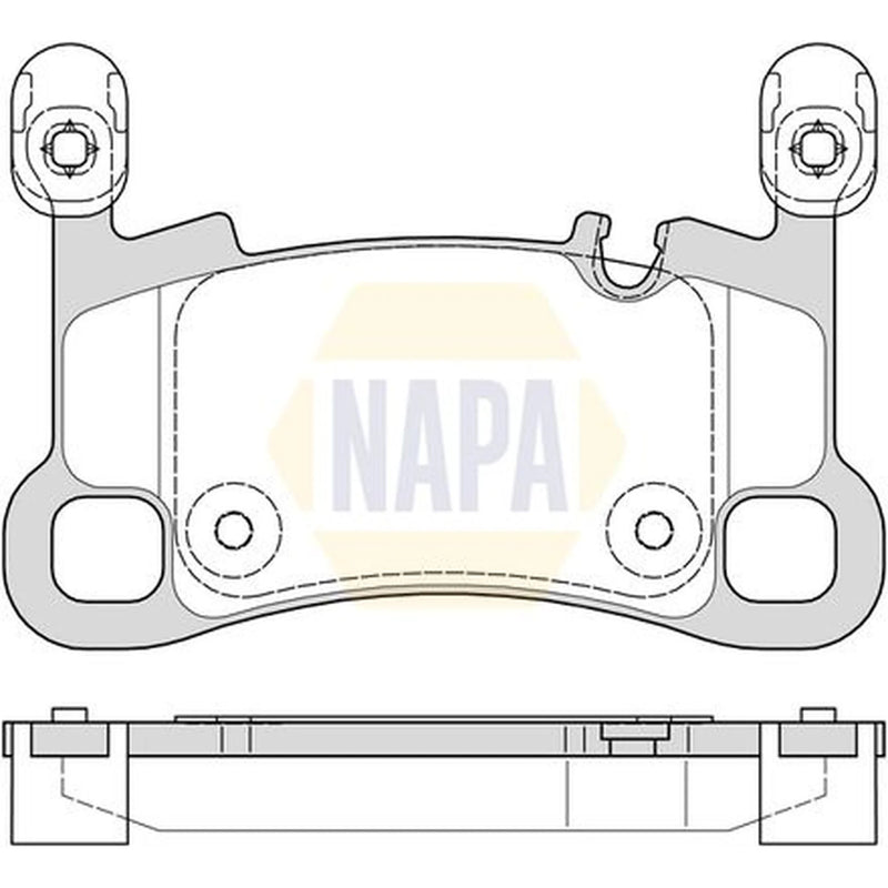 NAPA Rear Brake Pad Set fits Porsche Cayenne 2017-2023 3.0