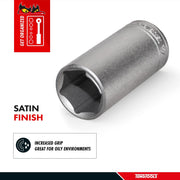 Teng Tools 1/4" Deep Socket 6 pt Metric 5mm Teng Tools - Dynamic Drive