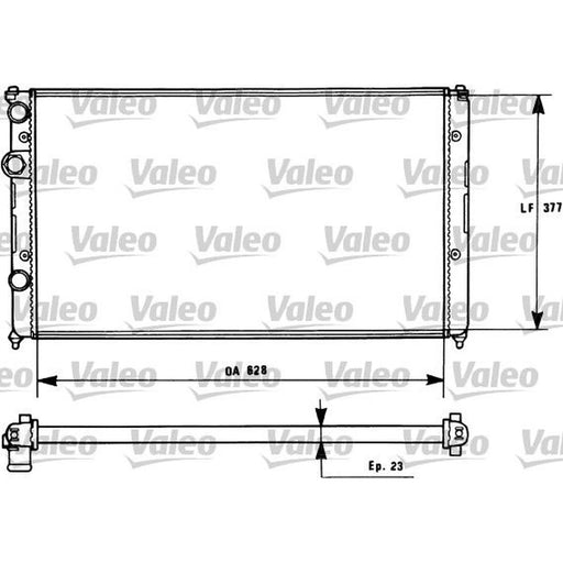 Valeo Engine Radiator 731268