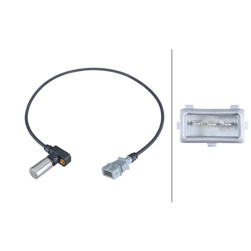 Hella Crankshaft Position Sensor fits Audi 100 C4 1991-1994 2.6 2.8
