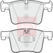 Apec Front Brake Pad Set fits BMW 1 Sports Hatch 2011-2019