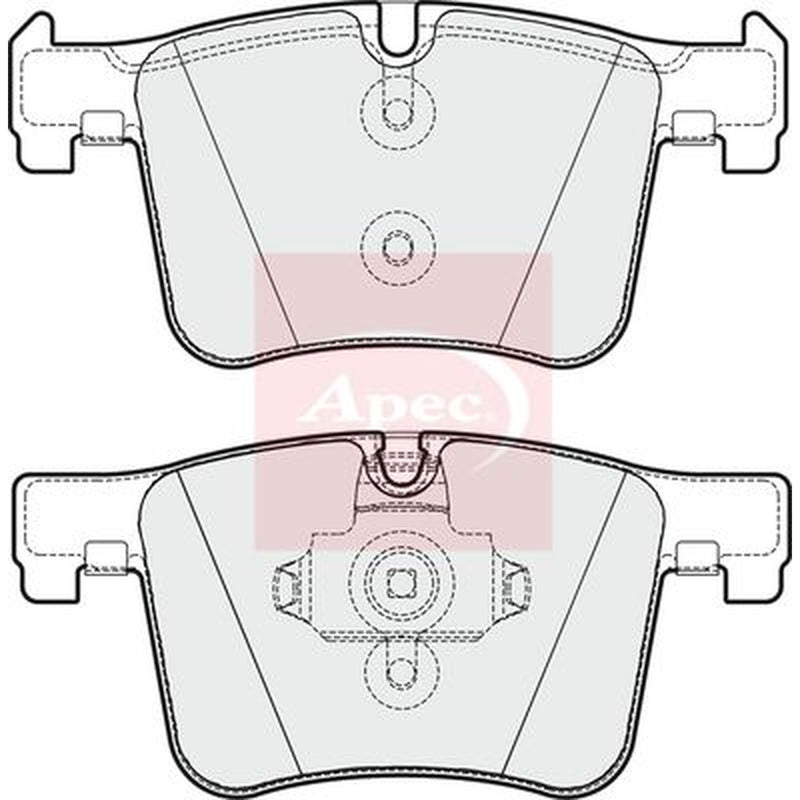 Apec Front Brake Pad Set fits BMW 1 Sports Hatch 2011-2019
