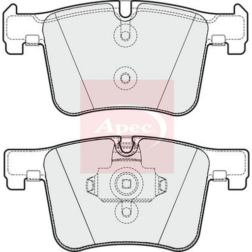 Apec Front Brake Pad Set fits BMW 1 Sports Hatch 2011-2019