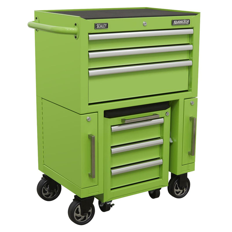 Sealey Rollcab & Utility Seat Kit with Creeper 4pc AP556CSHVKIT Sealey - Dynamic Drive