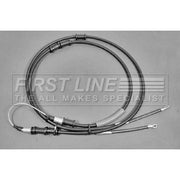 First Line Handbrake Cable Left Rear fits Bedford Mpv 1985-1990 1.4 1.6 1.7