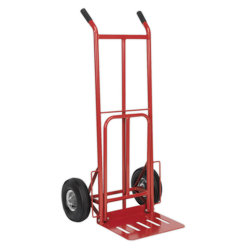 Sealey Sack Truck with Pneumatic Tyres & Folding 250kg Capacity CST990 Sealey - Dynamic Drive