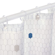 Shower Curtain White & Cells 2348 Rayen - Dynamic Drive