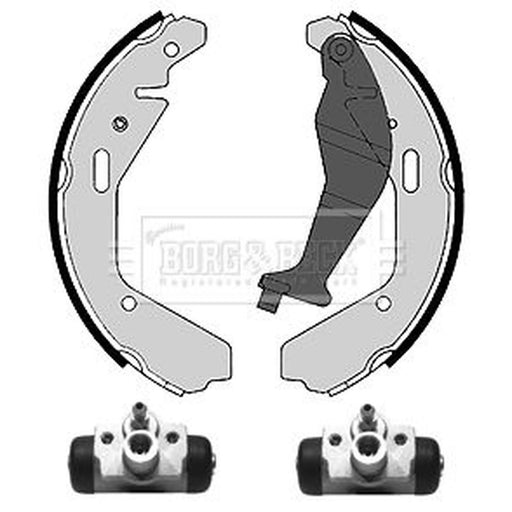 Borg & Beck Brake Shoe Set Axle Kit BBS1135K