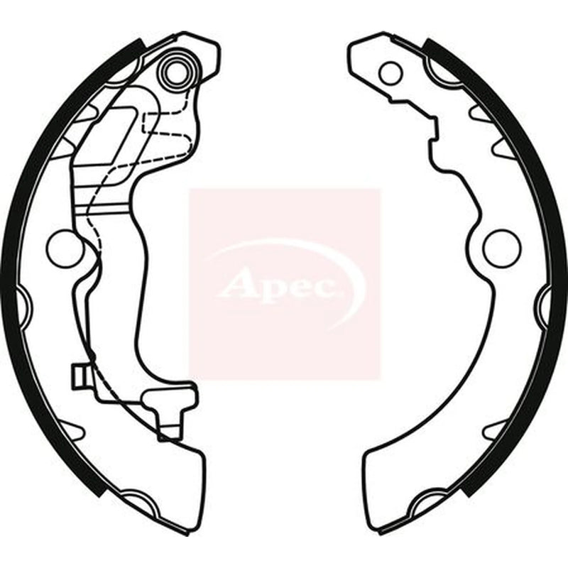 Apec Brake Shoe Set Axle Kit SHU809