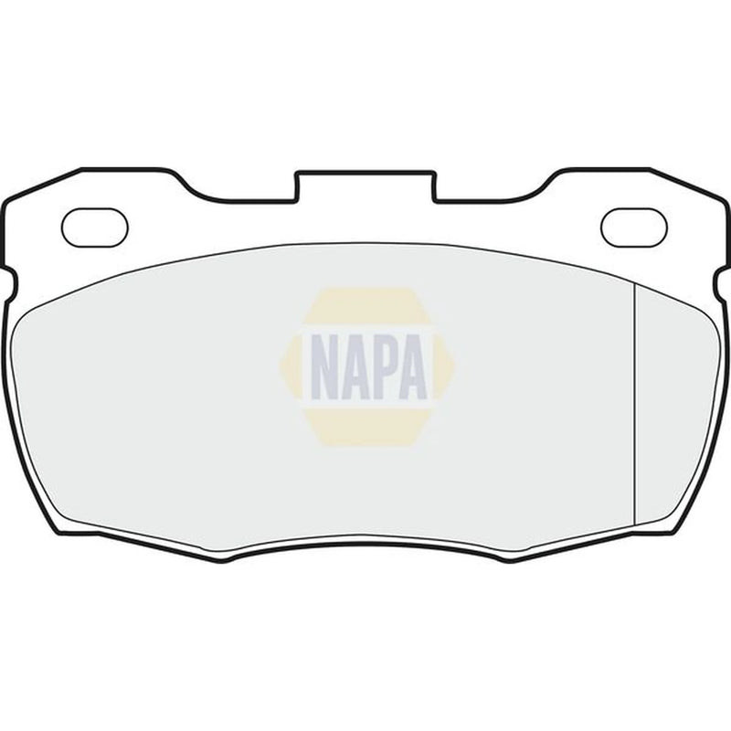 NAPA Front Brake Pad Set fits Land Rover Defender 1998-2016 2.2 2.4 2.5 3.9