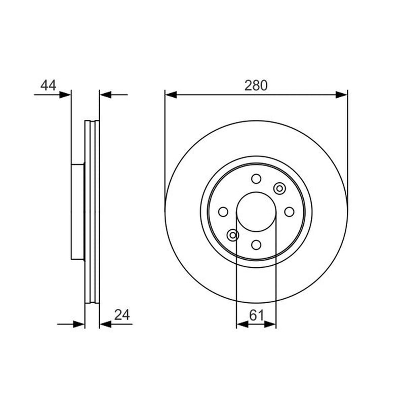 Bosch Front Brake Discs & Pads fits Renault Megane II Sport Tourer 2006-2011 2.0