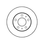 Abtex Front & Rear Brake Discs & Pads fits Fiat Ducato 1994-1998 2.5