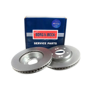 Borg & Beck Front & Rear Brake Discs & Pads fits Kia Venga 2010-2019 1.4 1.6