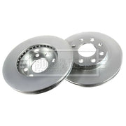 Borg & Beck Front Brake Vented Discs & Pads fits Daewoo Lanos 1997 on 1.3 1.5