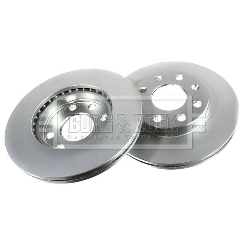 Borg & Beck Front Brake Discs & Pads fits Chevrolet Kalos 2005-2013 1.2 1.4
