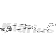 Klarius Box With Centre Pipe Centre fits Opel Zafira A 1999-2005 1.6 1.8