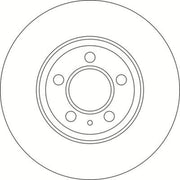 Abtex Front & Rear Brake Discs & Pads fits VW Polo V 2015-2020 1.4 1.6 1.8