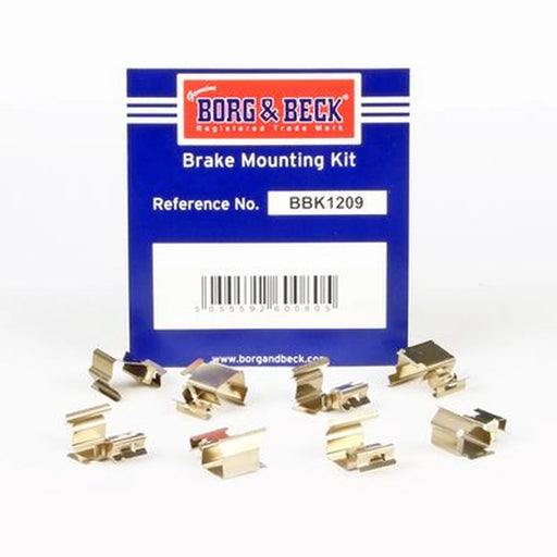Borg & Beck Brake Pad Accessory Fitting Kit Rear BBK1209