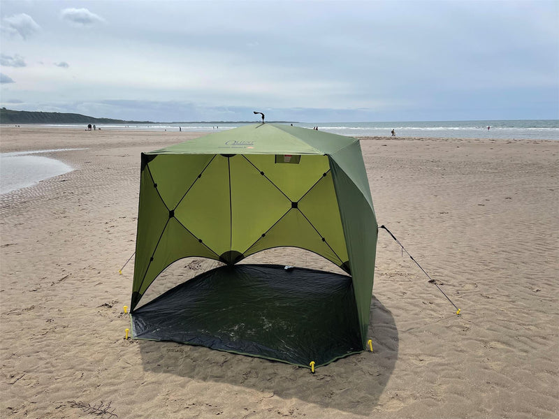 Quest Screen House 4 Mini pop up Gazebo Green Quest - Dynamic Drive