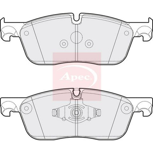 Apec Front Brake Discs & Pads fits Land Rover Range Rover Velar 2017 on 2.0