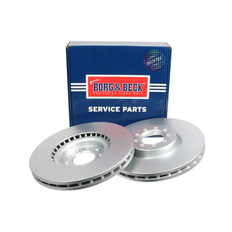 Borg & Beck 2 x Vented Front Brake Discs BBD4711-x2