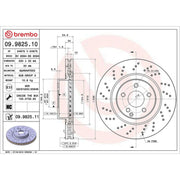 Brembo Front / & Rear / Brake Discs & Pads fits Mercedes-Benz Sl 2001-2012