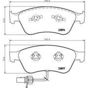 Mintex Front & Rear Brake Discs & Pads fits Audi A8 D3 2002-2010