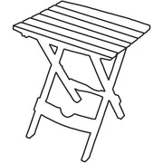 Fleetwood slatted side table F0020G Quest - Dynamic Drive