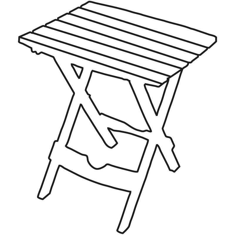 Fleetwood slatted side table F0020G Quest - Dynamic Drive