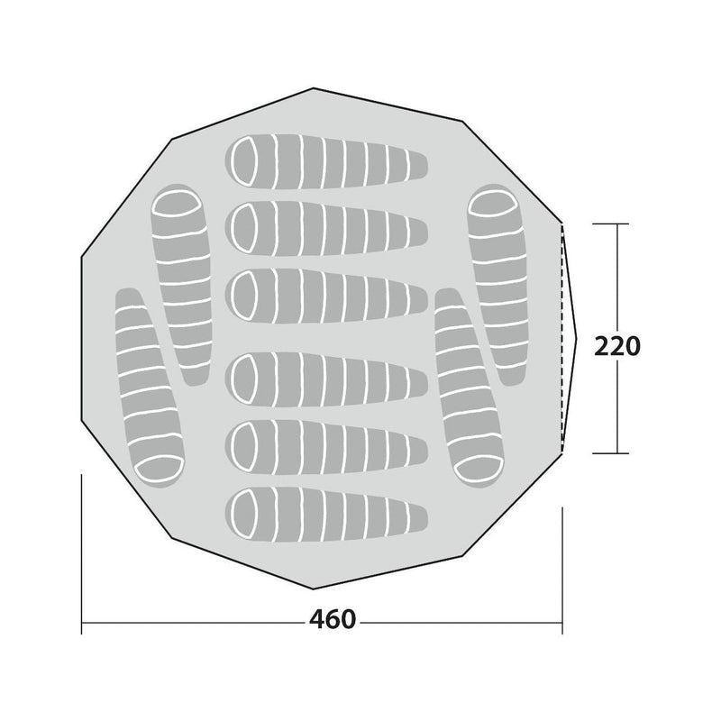 Robens Settler Sky 10 Berth Poled Tent Robens - Dynamic Drive