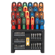 Sealey S01152 Siegen Tools Screwdriver Bit Nut Driver Set 61pce Storage Rack Sealey  - Dynamic Drive