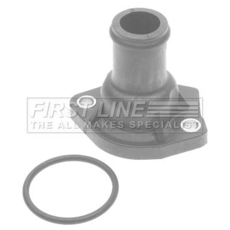 First Line Coolant Flange Housing Connector fits Audi 100 C3 1982-1990 1.8