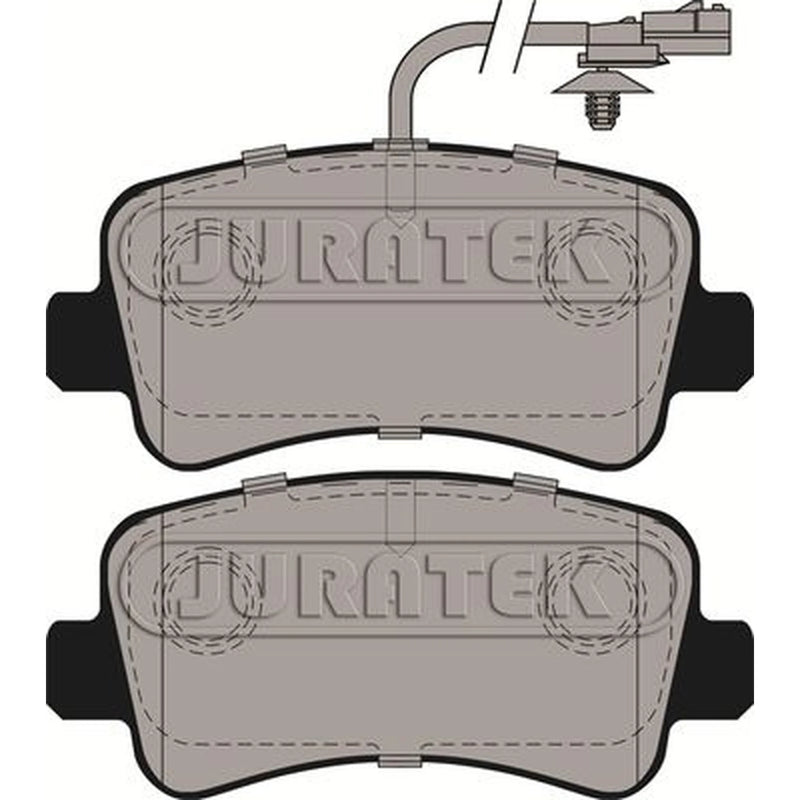 Juratek Rear Brake Pad Set fits Nissan Interstar 2021-2024