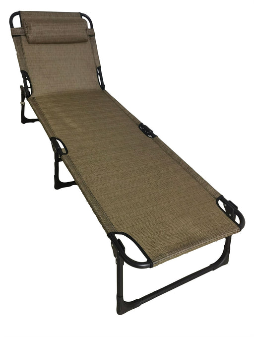 Quest Canterbury Plus Folding Sun Lounger Quest - Dynamic Drive