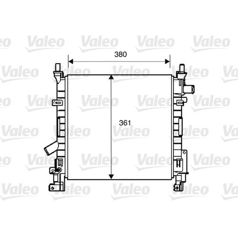 Valeo Engine Radiator 734392