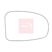 Apec Exterior Wing Mirror Glass Right fits Toyota Avensis 2008-2018