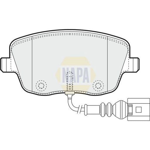 NAPA Front Brake Pad Set NBP1373