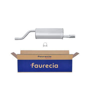 Hella End Silencer Rear fits Opel Corsa D 2006-2014 1.2 1.4